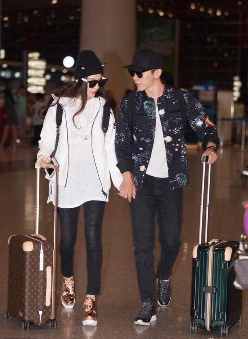 明星情侣街拍,街头漫步，浪漫街拍大公开