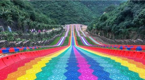 阜南网红滑道,惊险刺激的空中漂流新体验